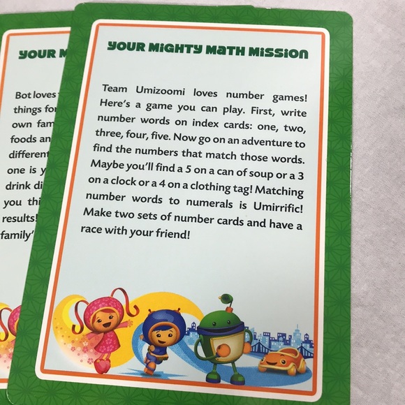 Nickelodeon Team Umizoom Mighty Math Mission Cards - Picture 5 of 6